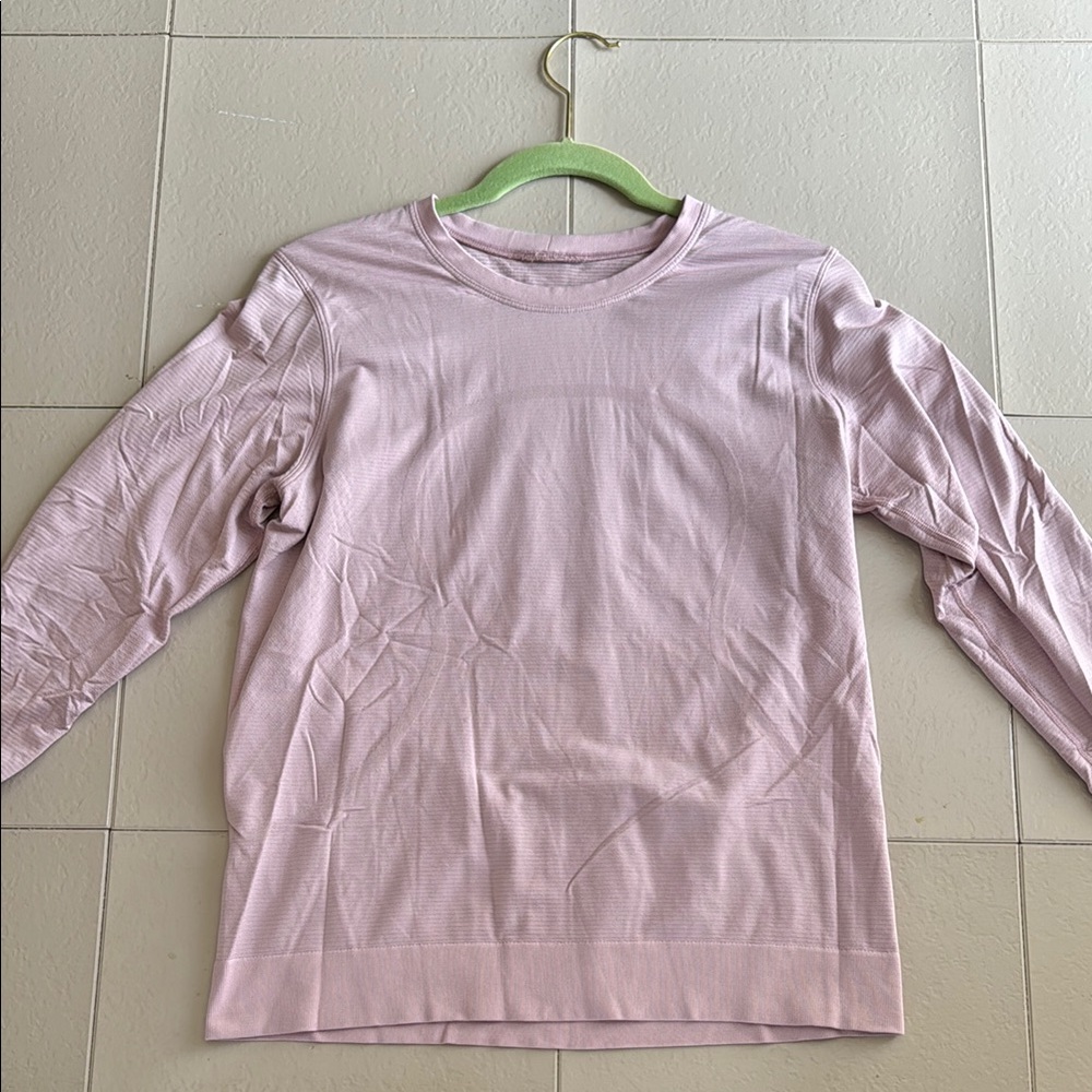 lululemon athletica Pink Long Sleeve Tee
